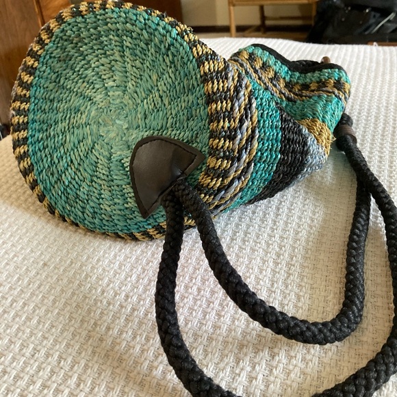 Straw shoulder handbag - Picture 5 of 7